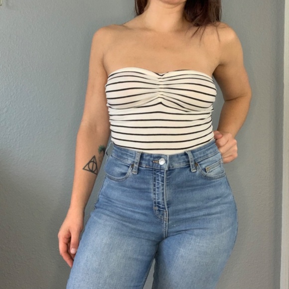 Black and white striped Bodycon - Picture 6 of 6